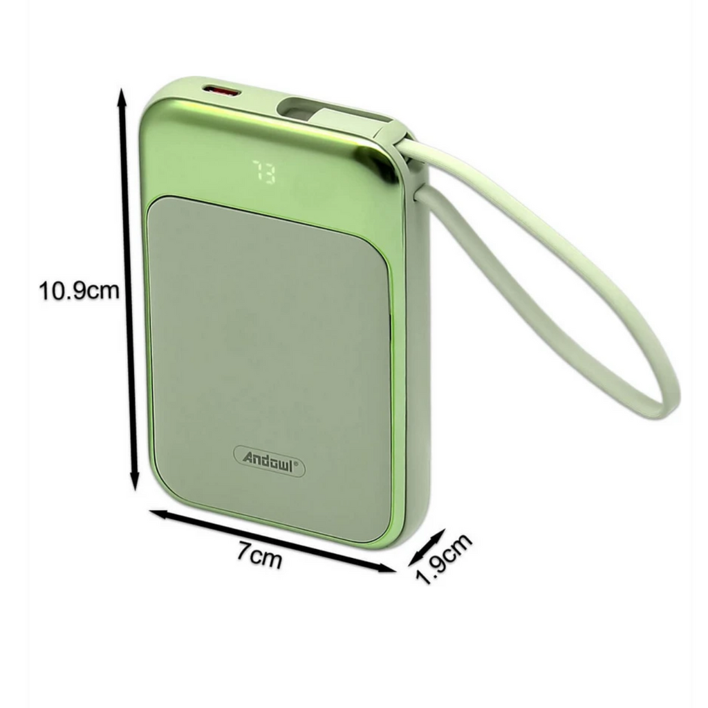 Power Bank 15000mAh με MagSafe & Ενσωματωμένο Καλώδιο USB-C