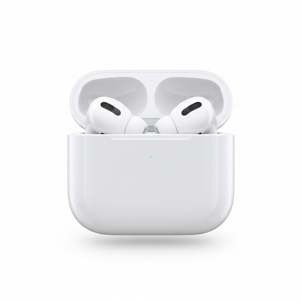 AirPods Pro με ανοιχτή θήκη
