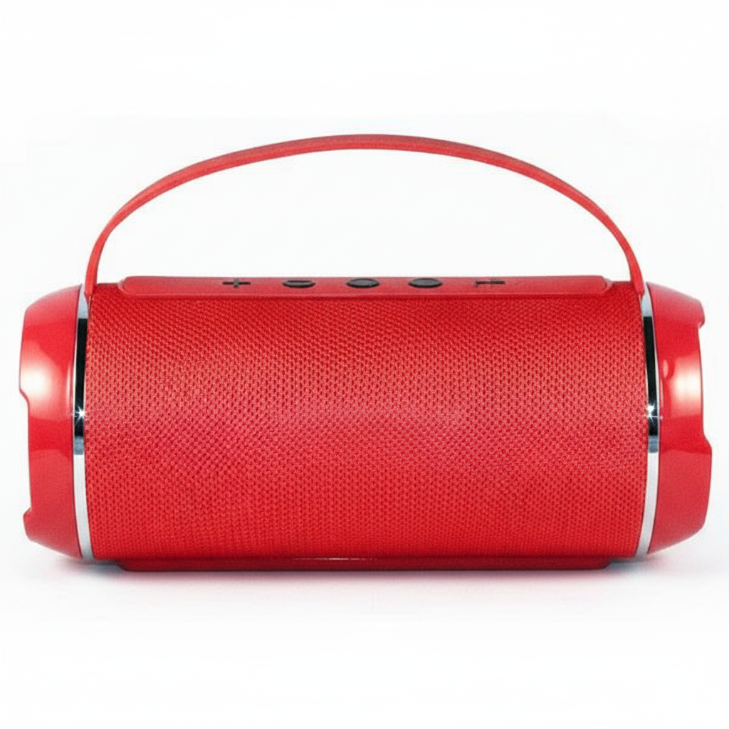 Red Bluetooth Speaker Front View