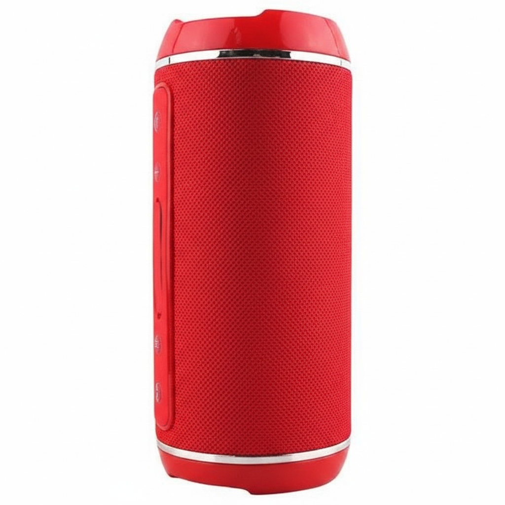 Red Bluetooth Speaker Side View