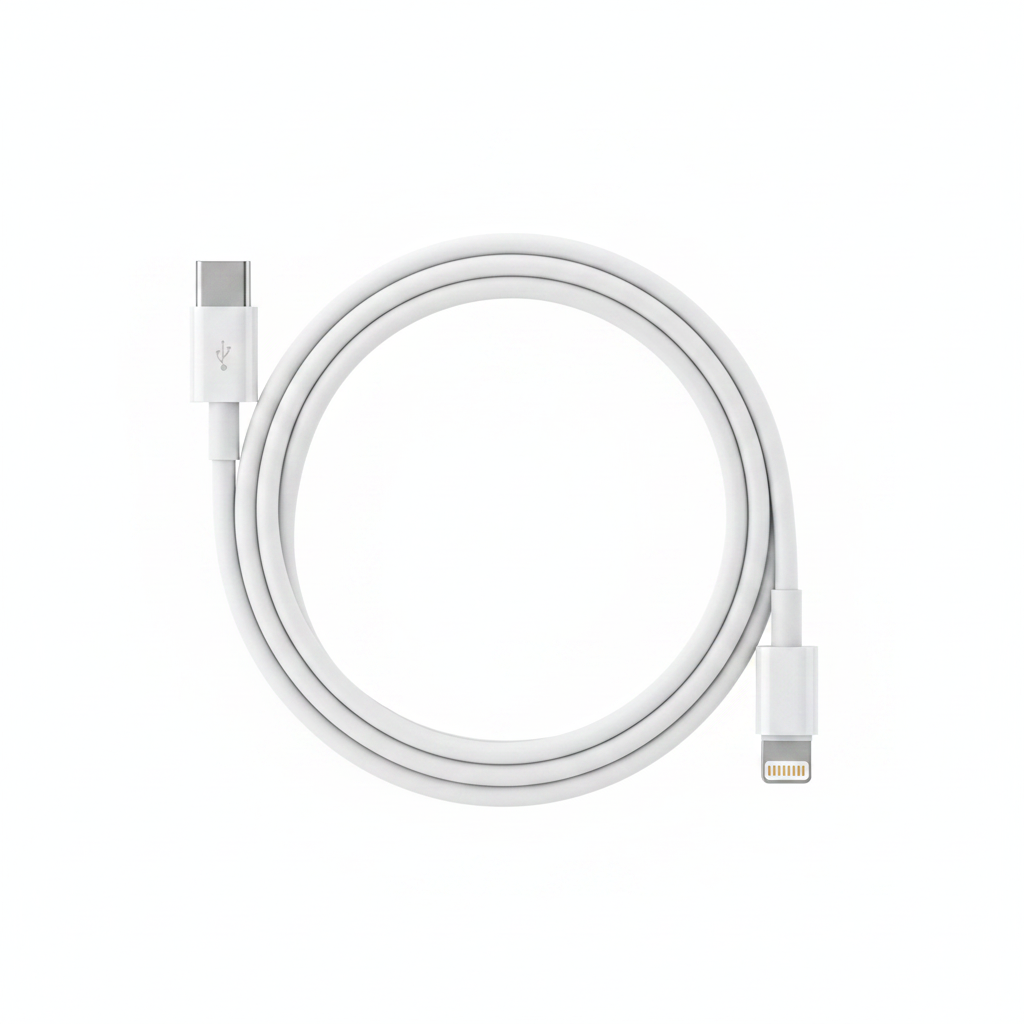 USB-C to Lightning - Coiled